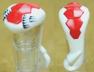 Minifigure, Headgear Hood and Tail with Red and Black Scales Pattern