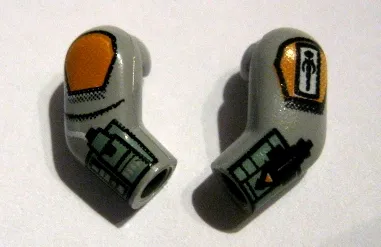 Arm, (Matching Left and Right) Pair with SW Boba Fett Pattern