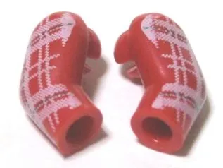 Arm, (Matching Left and Right) Pair with Plaid Shirt Pattern