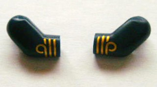 Arm, (Matching Left and Right) Pair with 3 Gold Stripes Pattern