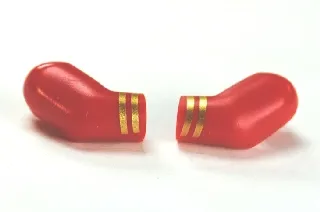Arm, (Matching Left and Right) Pair with 2 Gold Stripes Pattern