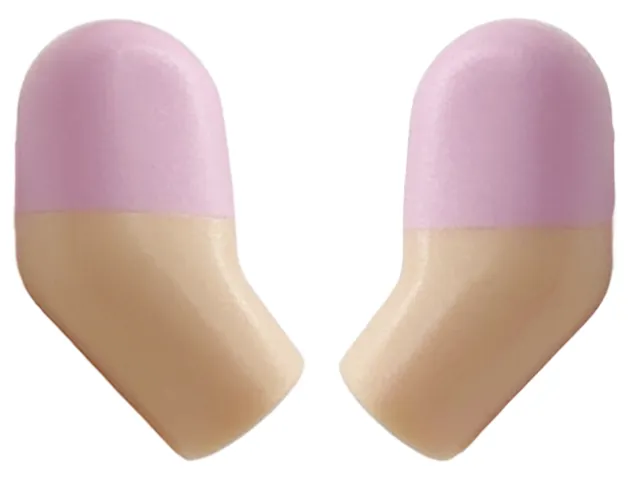 Arm, (Matching Left and Right) Pair with Molded Bright Pink Short Sleeves  Pattern