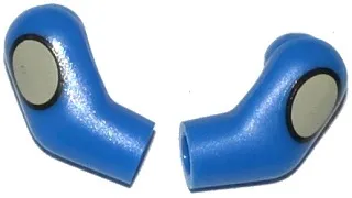 Arm, (Matching Left and Right) Pair with Tan Ovals Pattern