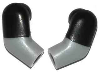 Arm, (Matching Left and Right) Pair with Molded Black Short Sleeves  Pattern