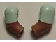 Arm, (Matching Left and Right) Pair with Molded Light Aqua Short Sleeves  Pattern