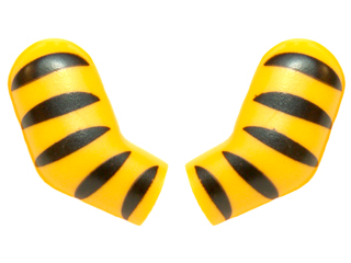 Arm, (Matching Left and Right) Pair with 5 Black Stripes (Tiger) Pattern