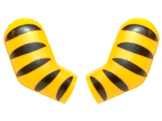 Arm, (Matching Left and Right) Pair with 5 Black Stripes (Tiger) Pattern