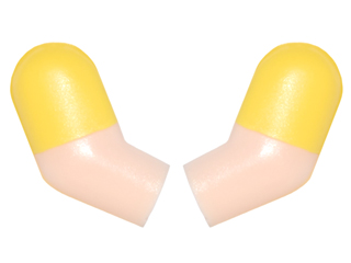 Arm, (Matching Left and Right) Pair with Molded Yellow Short Sleeves  Pattern