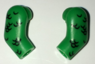 Arm, (Matching Left and Right) Pair with Black Scales Pattern