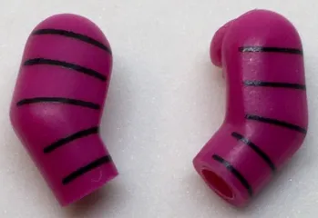 Arm, (Matching Left and Right) Pair with 5 Black Stripes Pattern