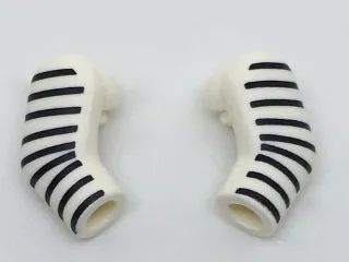 Arm, (Matching Left and Right) Pair with 9 Black Stripes Pattern