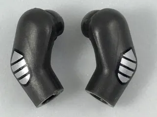 Arm, (Matching Left and Right) Pair with Silver Elbow Pads Pattern