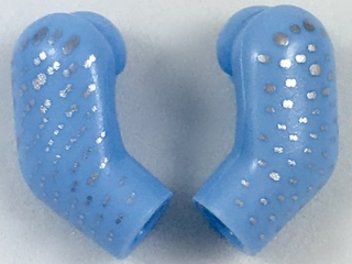 Arm, (Matching Left and Right) Pair with Silver Speckles Pattern