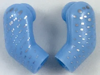 Arm, (Matching Left and Right) Pair with Silver Speckles Pattern