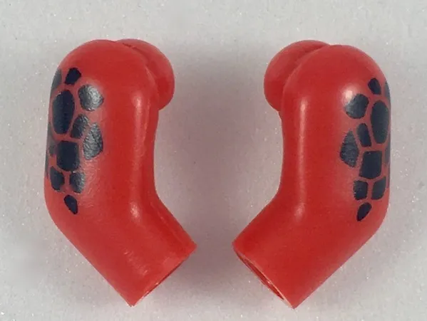 Arm, (Matching Left and Right) Pair with Black Scales Pattern