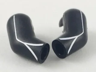 Arm, (Matching Left and Right) Pair with White Lines Pattern