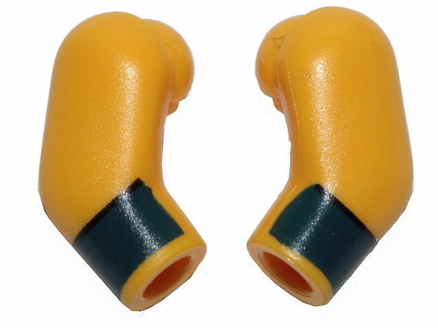 Arm, (Matching Left and Right) Pair with Dark Blue Cuffs Pattern