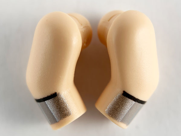 Arm, (Matching Left and Right) Pair with Silver and Light Bluish Gray Cuff Pattern