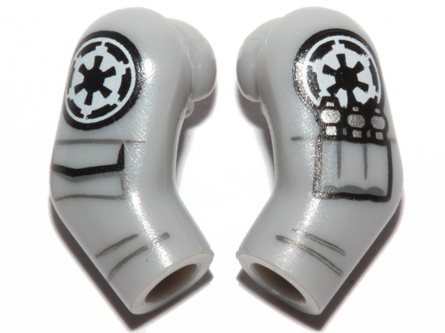 Arm, (Matching Left and Right) Pair with SW Imperial Logo and Pockets Pattern