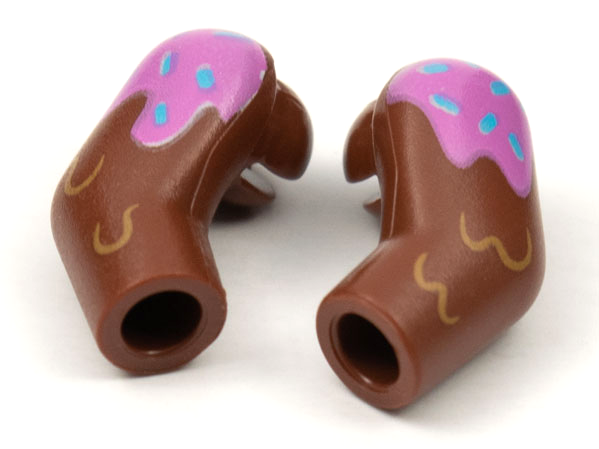 Arm, (Matching Left and Right) Pair with Topping and Sprinkles Pattern