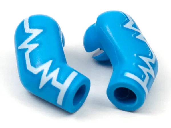 Arm, (Matching Left and Right) Pair with White Zigzag Pattern