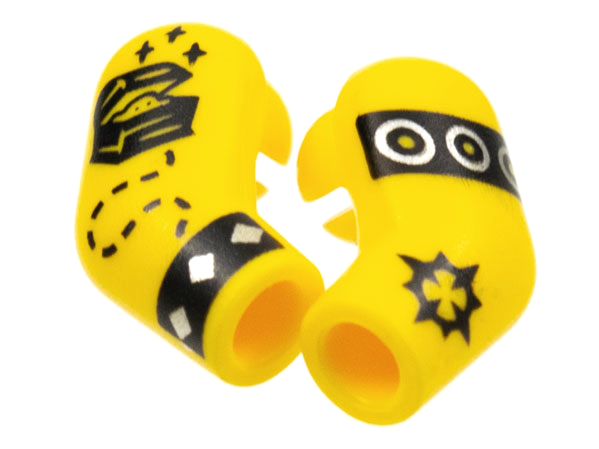 Arm, (Matching Left and Right) Pair with Cuffs and Tattoos Pattern