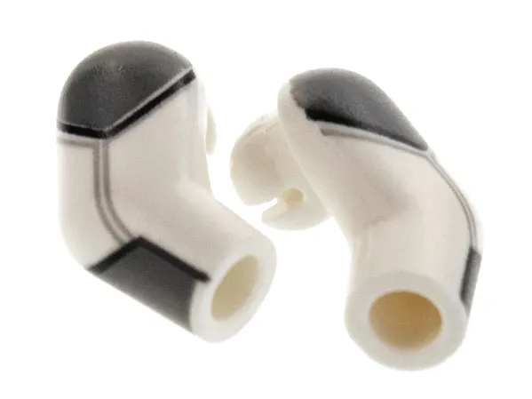 Arm, (Matching Left and Right) Pair with Dark Bluish Gray Shoulder and Cuff Pattern