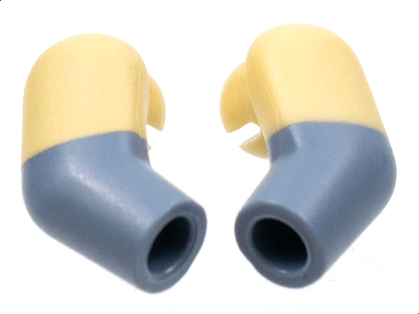 Arm, (Matching Left and Right) Pair with Molded Tan Short Sleeves  Pattern