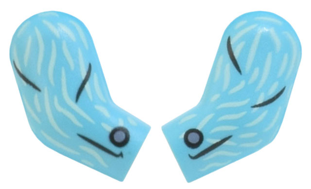 Arm, (Matching Left and Right) Pair with Creases and Wrinkles Pattern