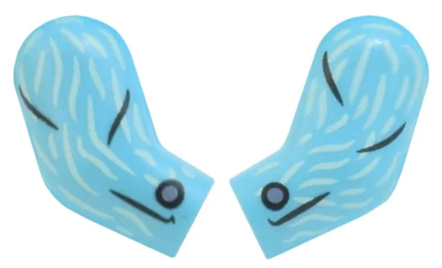 Arm, (Matching Left and Right) Pair with Creases and Wrinkles Pattern