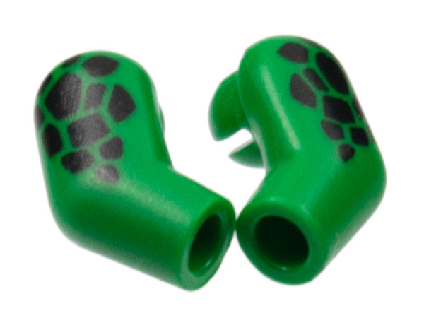 Arm, (Matching Left and Right) Pair with Black Scales Pattern