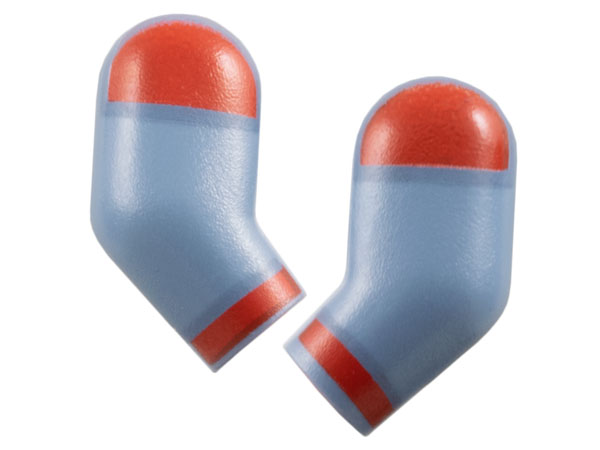 Arm, (Matching Left and Right) Pair with Red Shoulders and Cuffs Pattern