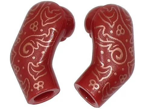 Arm, (Matching Left and Right) Pair with Copper Filigree Pattern
