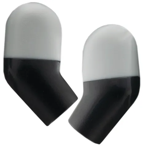 Arm, (Matching Left and Right) Pair with Molded Light Bluish Gray Short Sleeves  Pattern