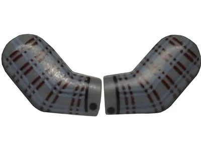 Arm, (Matching Left and Right) Pair with Flannel Pattern