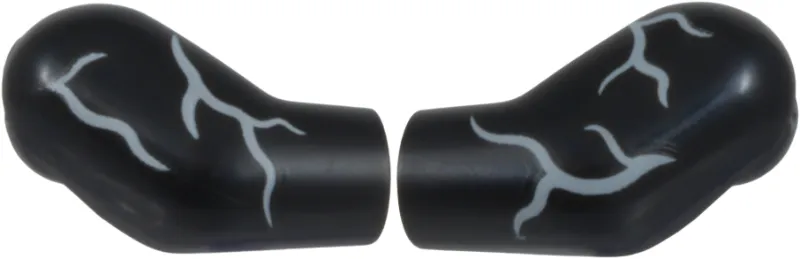 Arm, (Matching Left and Right) Pair with White Lightning Bolts Pattern
