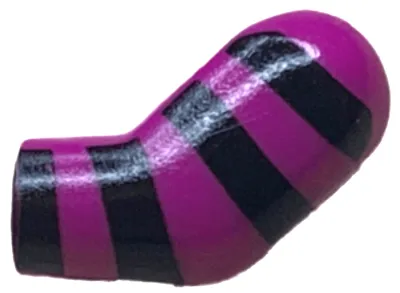 Arm, Left with 4 Black Stripes Pattern