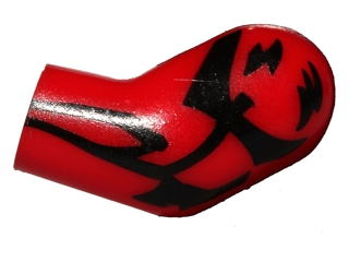 Arm, Left with Black Tattoo Pattern (SW Darth Maul)