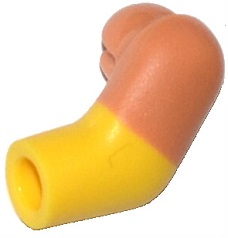 Arm, Left with Molded Nougat Short Sleeve  Pattern