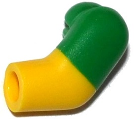 Arm, Left with Molded Green Short Sleeve  Pattern