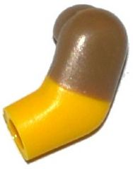 Arm, Left with Molded Dark Tan Short Sleeve  Pattern