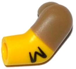 Arm, Left with Hair and Dark Tan Short Sleeve Pattern