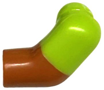 Arm, Left with Molded Lime Short Sleeve  Pattern