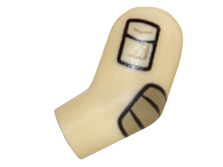 Arm, Left with Ghostbusters Pocket and Elbow Patch Pattern