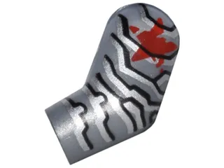 Arm, Left with Armor Plates and Red Star Pattern