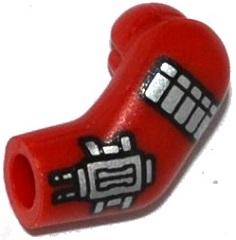 Arm, Left with Silver Armor and Wrist Gun Pattern