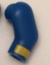 Arm, Left with Yellow Stripe Pattern