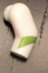 Arm, Left with Lime Stripe Pattern