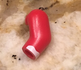 Arm, Left with White Curved Stripe Pattern