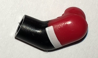 Arm, Left with Red Short Sleeve and White Cuff Pattern